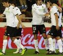 Dos goles de Villa le dan la victoria al Valencia