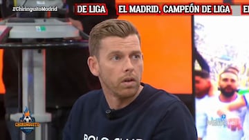 El madridismo relamiéndose: Jota Jordi se niega en directo a hacer el 'pasillo' a Roncero y compañía
