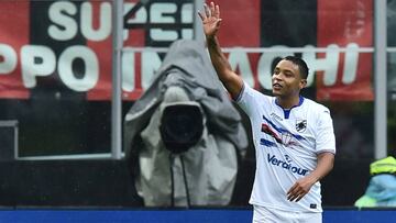 Luis Muriel, con la Sampdoria.