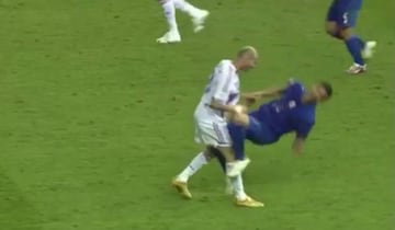 Zidane fue expulsado por su acción con Materazzi.