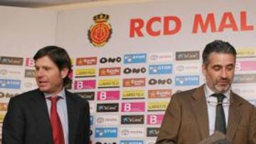 <b>REGRESO.</b> Mateo Alemany y Vicente Grande han llegado a un acuerdo para el traspaso de poderes de la entidad balear, por lo que Alemany regresa a la presidencia del Mallorca tres años después.