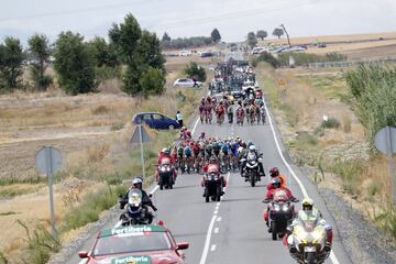 Abanicos en el pelotón.