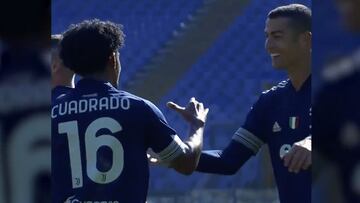 La juventus hace un homenaje a Cuadrado en redes sociales