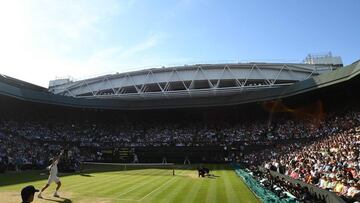 Imagen de un partido de Wimbledon en su edici&oacute;n 2016.