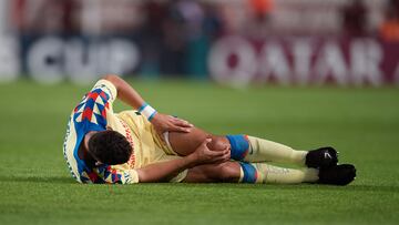 América sufre sin Sebastián Cáceres