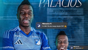Helibelton Palacios llega a Millonarios