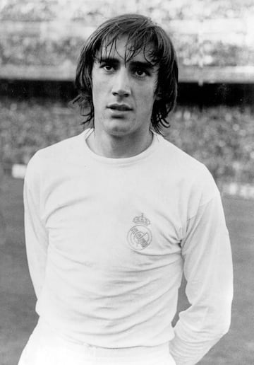 Defendi¨® la camiseta del Real Madrid desde 1979 hasta 1983. Lleg¨® al Rayo Vallecano para disputar la temporada 1983-84.
