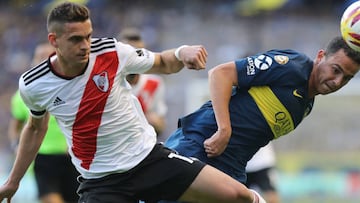 El colombiano Rafael Santos Borr&eacute; ha jugado los &uacute;ltimos nueve partidos que disput&oacute; River Plate. El martes ser&aacute; titular contra Independiente en Libertadores.