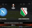 Resumen y goles del Nápoles vs. Legia de Europa League