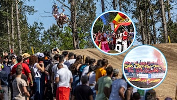 Jorge Prado y el ambiente del MXGP de Galicia.