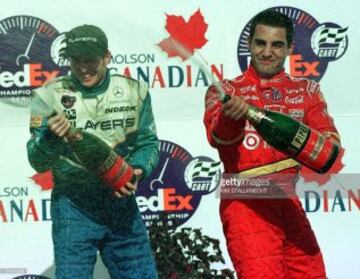 Título de Juan Pablo Montoya de la Fórmula Cart en 1999.