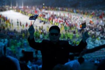 Riveros lideró a Chile en la ceremonia de Clausura