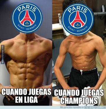 Los memes más divertidos del PSG-Real Madrid