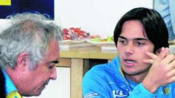 <b>OTROS TIEMPOS. </b>Flavio y Nelsinho, juntos en su primera etapa.