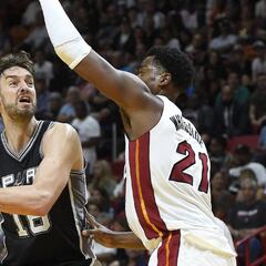 El mejor Pau Gasol (20+11), clave para los invictos Spurs (4-0)