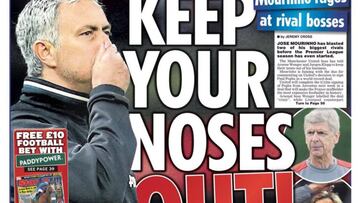 Portada de deportes del 'Daily Star' el sábado, 6 de agosto de 2016.