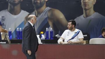 20/05/21 PARTIDO BALONCESTO
LIGA ACB LIGA ENDESA JORNADA 37
REAL MADRID - RETABET BILBAO BASKET
PABLO LASO ENTRENADOR RUDY FERNANDEZ