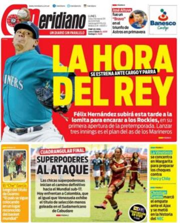 Portadas de la prensa mundial