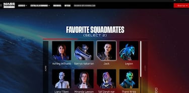 Mass Effect Legendary Edition: personaliza el arte principal y elige a los personajes