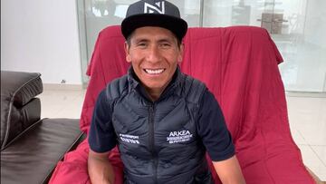 Nairo relata el accidente que tuvo en carretera