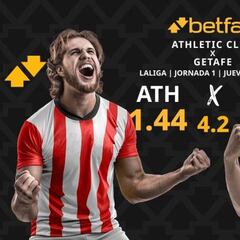 Athletic Club vs. Getafe CF: horario, TV, pronósticos y clasificación