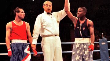 Foto correspondiente a sus primeros pasos en el boxeo, donde siempre dio muestras de su calidad