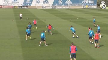 La última de Benzema y de Marcelo: el lujo del delantero que tiró al lateral al suelo