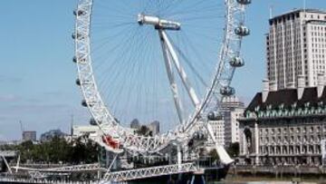 The London Eye, un inusual terreno de juego.