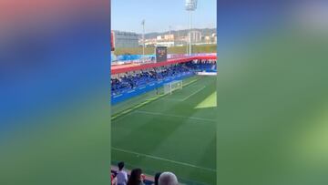 El gesto de la afición del Barça con el héroe de la eliminación de Copa del Madrid