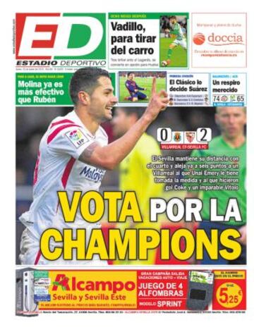 Portadas de la prensa deportiva