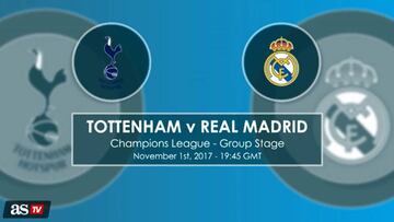 Tottenham v Real Madrid - Head to Head analysis