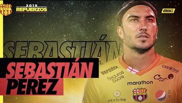 Sebasti&aacute;n P&eacute;rez, nuevo jugador de Barcelona de Ecuador.