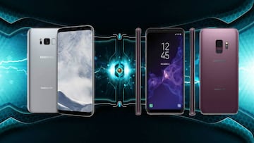 Comparativa de potencia entre el Samsung Galaxy S9 y el Galaxy S8