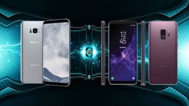 Comparativa de potencia entre el Samsung Galaxy S9 y el Galaxy S8