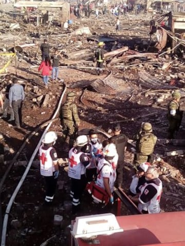 La labor de la Cruz Roja ha logrado salvar a muchos de los heridos