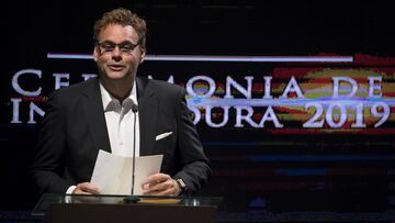 during the investiture ceremony of the Hall of Fame 2019 ninth edition where national and international football legends (players, players, coaches and managers) held at the Hall of Fame, on November 12, 2019.
<br><br>
durante la Ceremonia de Investidura del Salon de la Fama 2019 novena edición donde leyendas del futbol nacional e internacional (jugadores, jugadoras, entrenadores y directivos) realizado en el Salon de la Fama, el 12 de Noviembre de 2019.