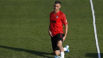 Nikola Kalinic durante un entrenamiento 