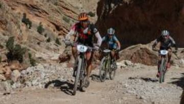 Roberto Solozábal, durante una de las etapas de la Titan Desert que se disputa en Marruecos.