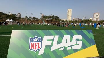 Eagles y NFL celebran clínica de flag football en São Paulo