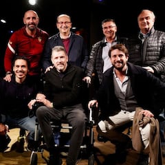 Dorsal de Leyenda y firma de libros para Unzué en Nervión