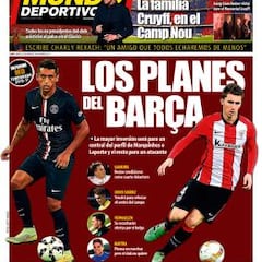 El homenaje a Cruyff y los fichajes del Barça, en portada