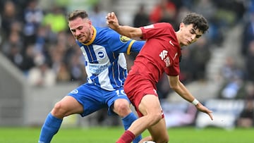 Brighton - Liverpool en vivo online, cuarta ronda de la FA Cup, que se jugarán hoy 29 de enero en Falmer Stadium a las 8:30 a.m.