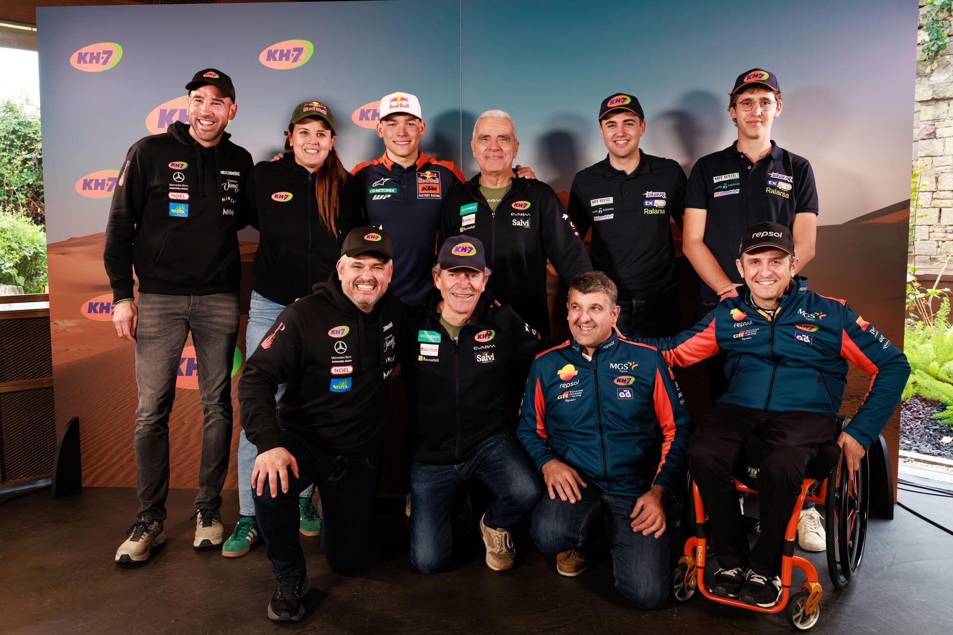 Los representantes de KH7 para el próximo Dakar.