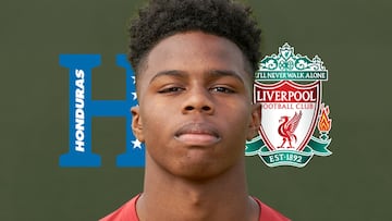 Keyrol Figueroa, joven promesa hondureña del Liverpool Sub 18, es hijo de Maynor Figueroa y la FENAFUTH quiere tenerlo para la Selección de Honduras Sub 17.