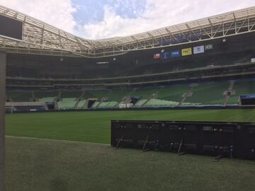 El Allianz Parque es la casa del Palmeiras. Aquí jugará Chile frente a Brasil.