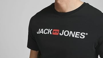 Camiseta negra de Jack & Jones para hombre