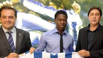 PRESENTADO. Sarpong ya es nuevo jugador de la Real Sociedad