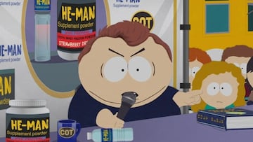 Parodia South Park con Cartman emulando al asesinado Charlie Kirk.