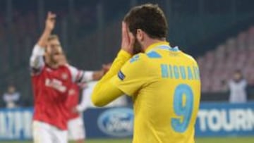 El Nápoles rozó el milagro con los goles de Higuaín y Callejón
