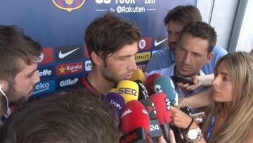 Sergi Roberto:" Veo a Neymar simpático como siempre"